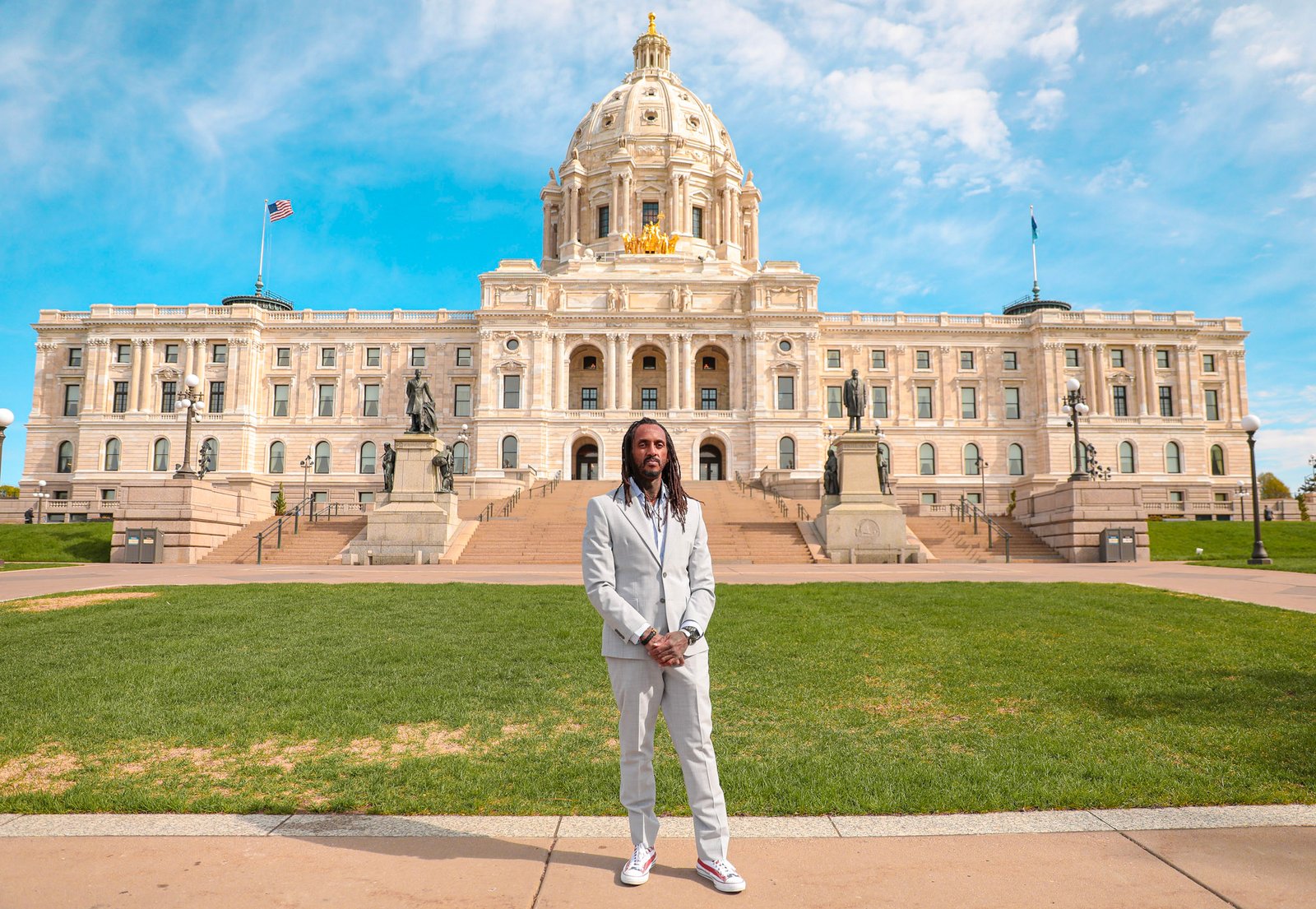 Tom Berhane at the Minnesota State Capitol